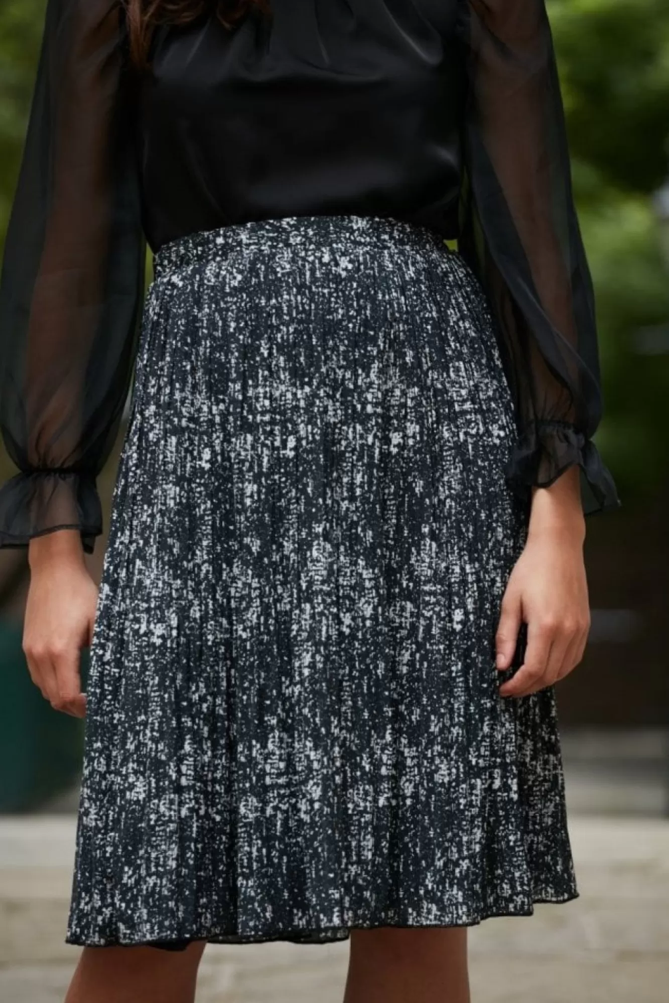 Skirts^Double Second Mono Abstract Print Skirt Multicolour