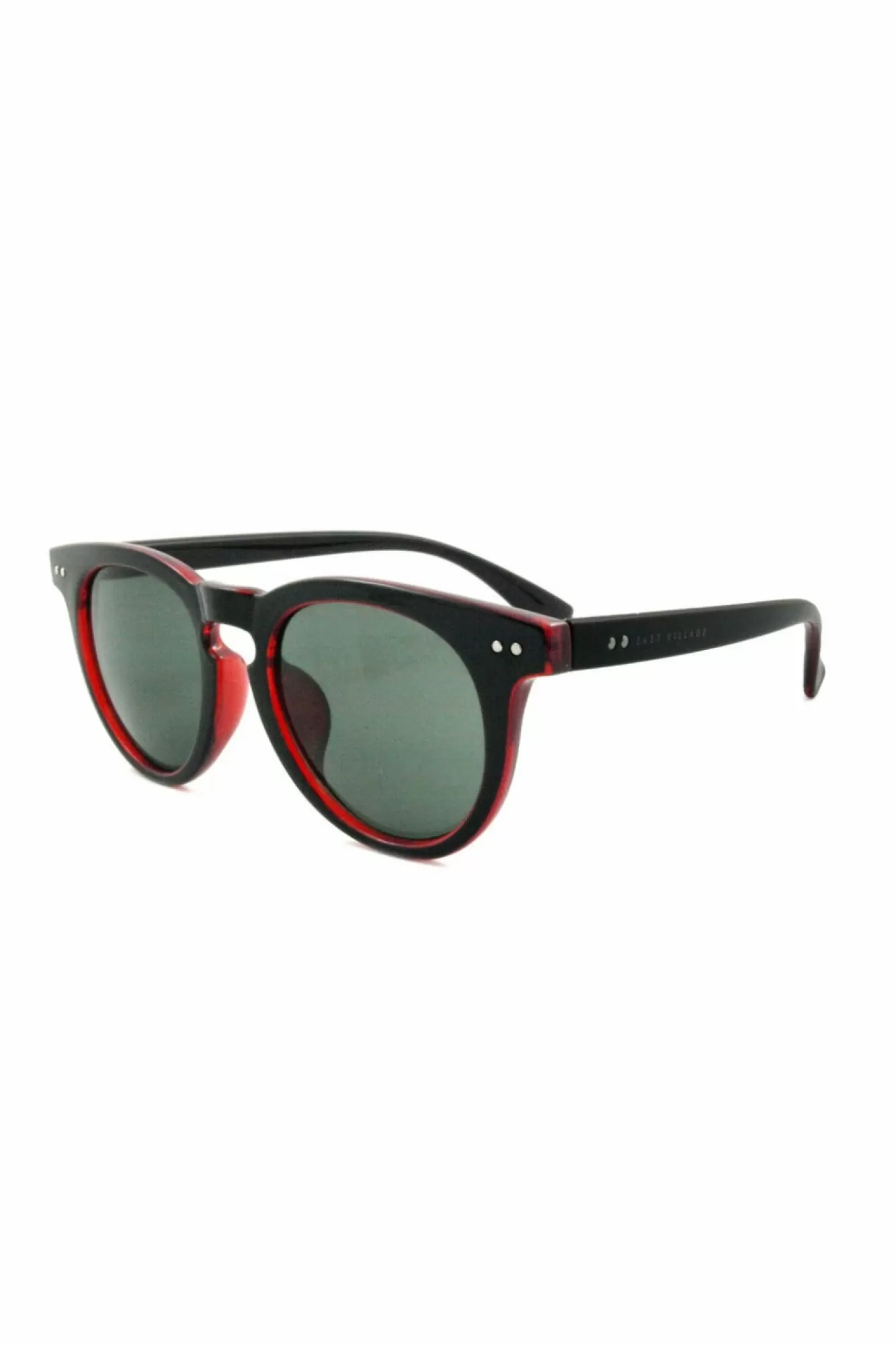 Sunglasses^East Village 'Moon' Preppy Two-Tone Sunglasses In /Red Black