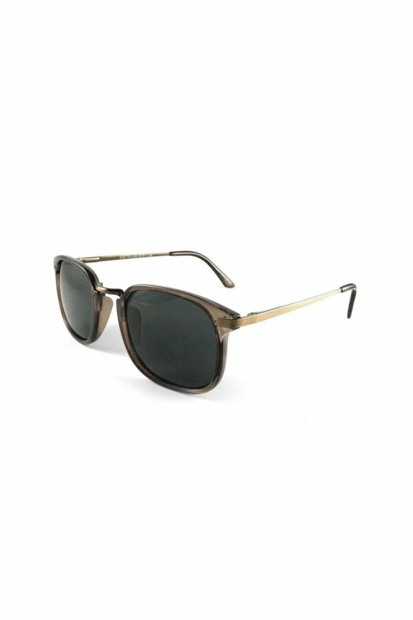 Sunglasses^East Village Square 'Joe' Metal Bridge Sunglasses Brown