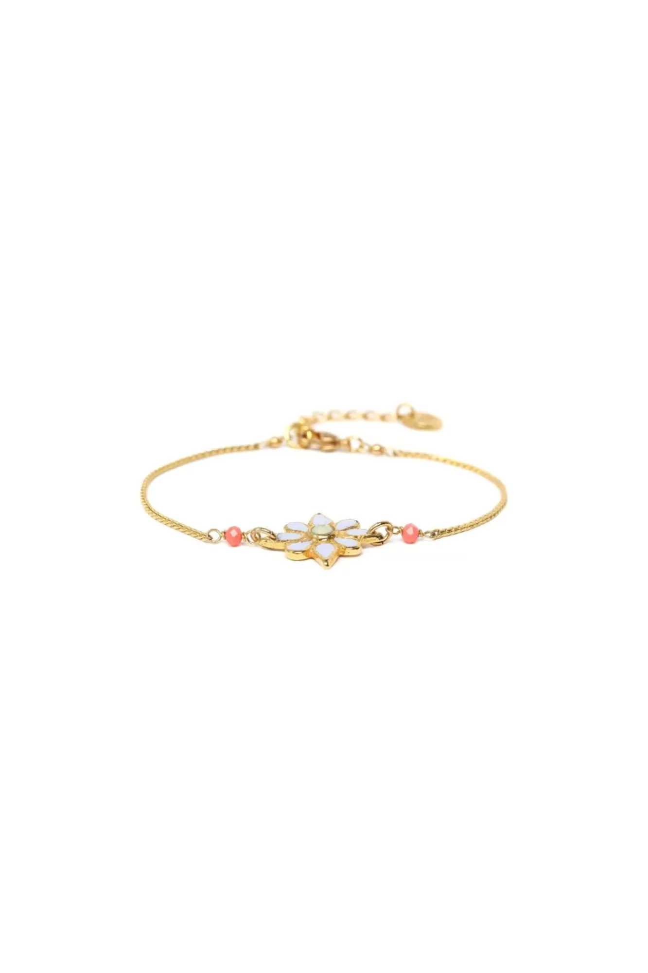Jewellery^Elka London Alexa Flower Metal Bracelet Gold