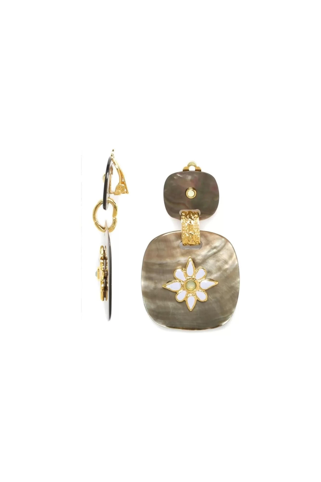 Jewellery^Elka London Alexa *Xl Clip Blacklip Earrings Gold