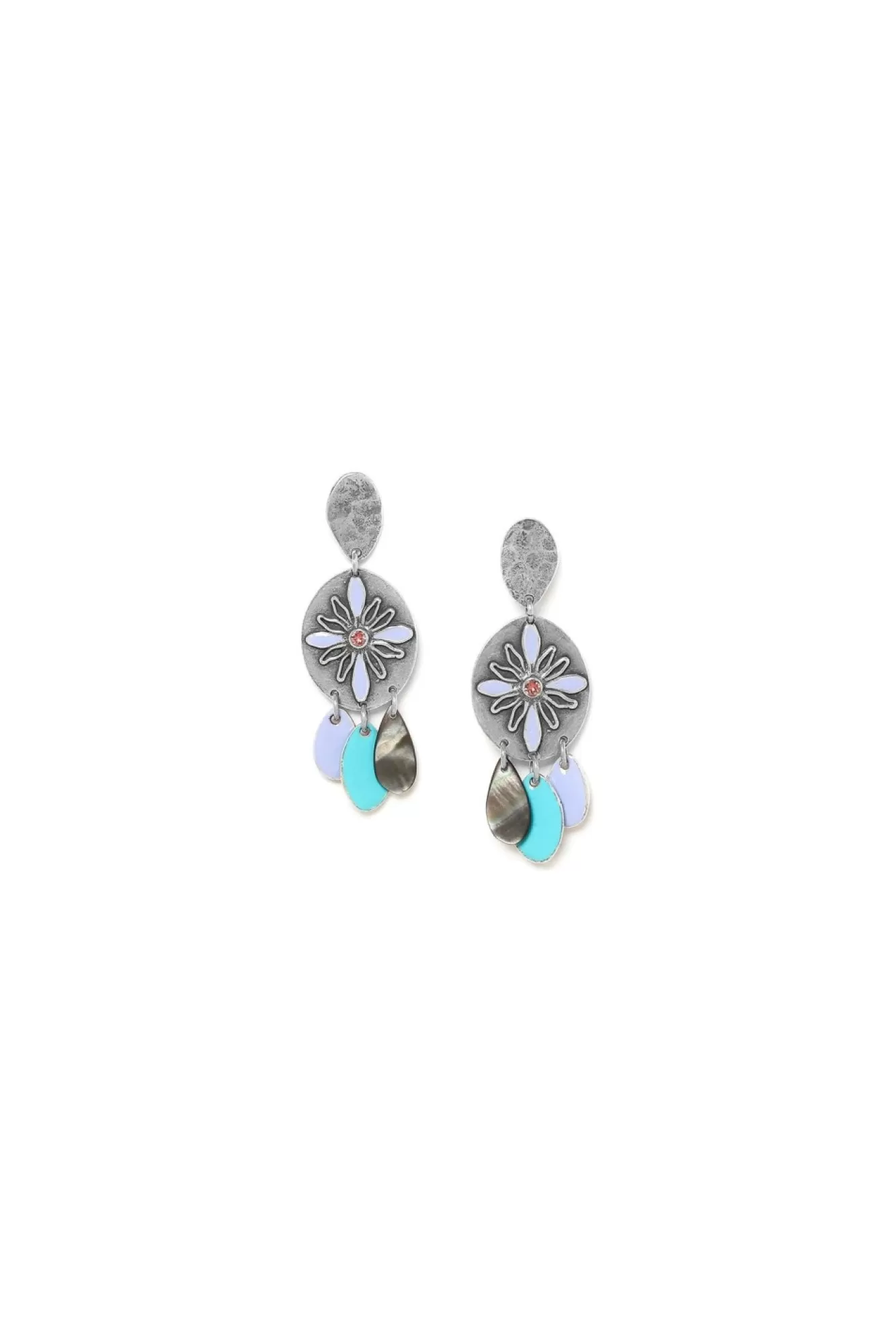 Jewellery^Elka London Dita 3 Dangle Drops Post Earrings Silver