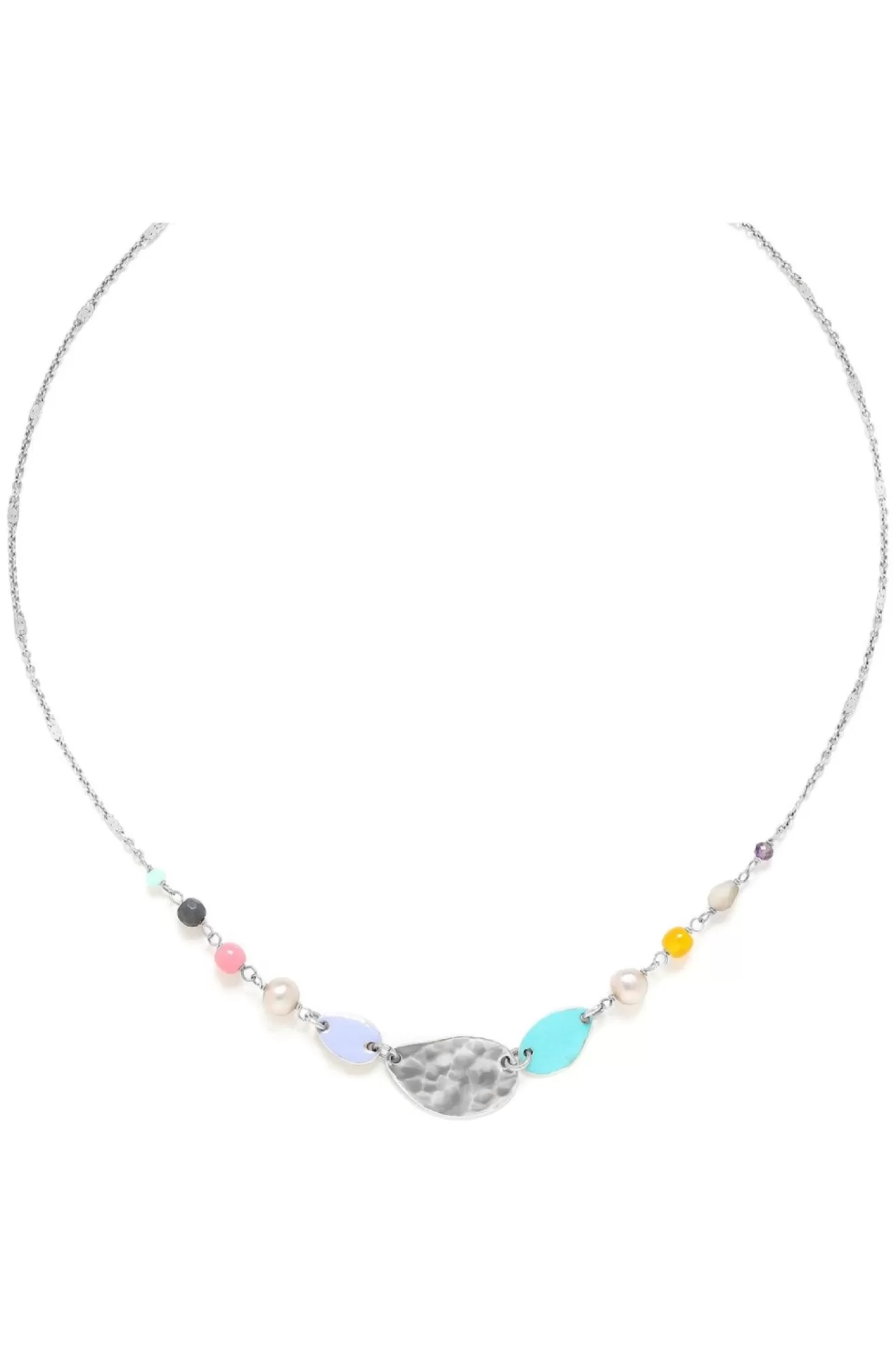Jewellery^Elka London Dita 3 Organic Elements Necklace Silver