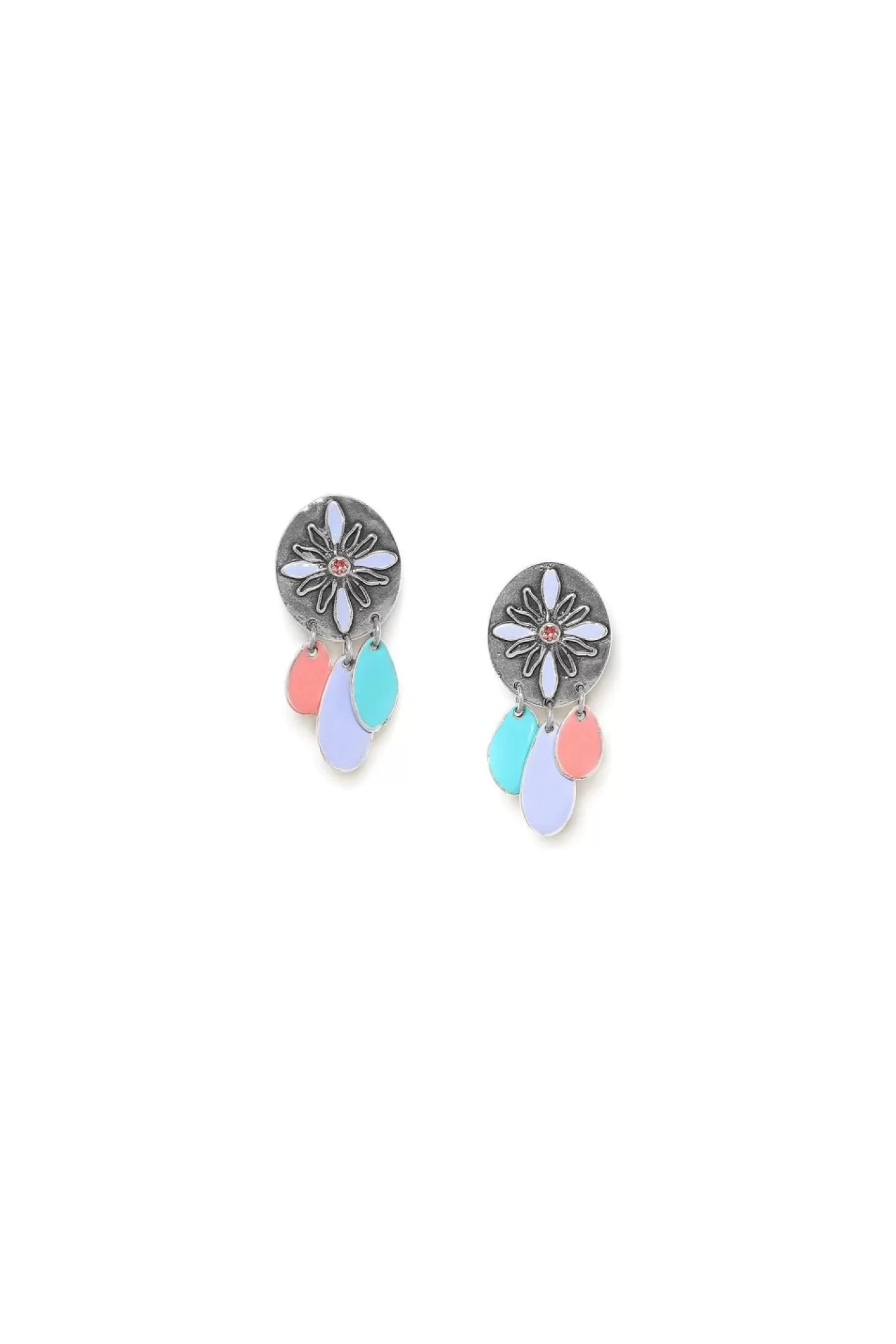 Jewellery^Elka London Dita Irregular Shape Oval Clip Earrings Silver