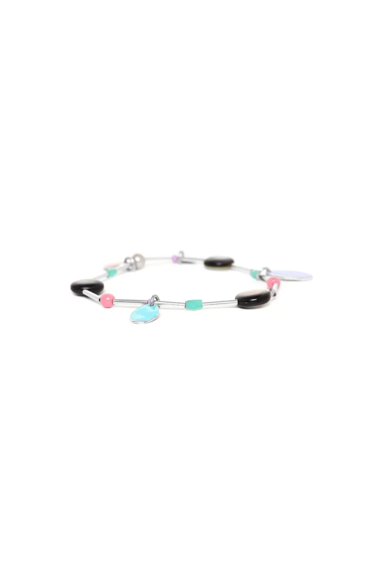 Jewellery^Elka London Dita Tube Stretch Bracelet Silver