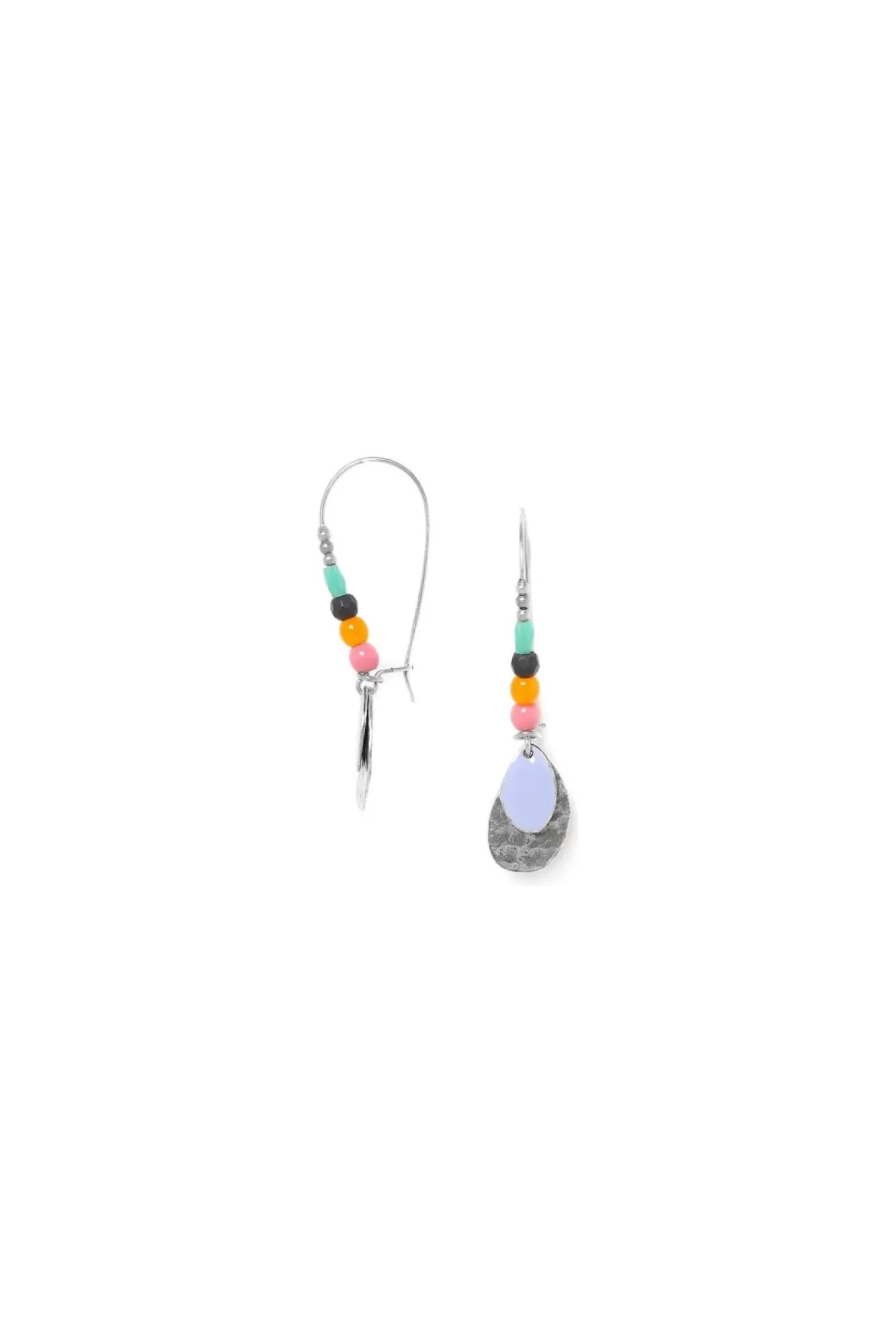 Jewellery^Elka London Dita Woven Beads On Medium Hooks Er Silver