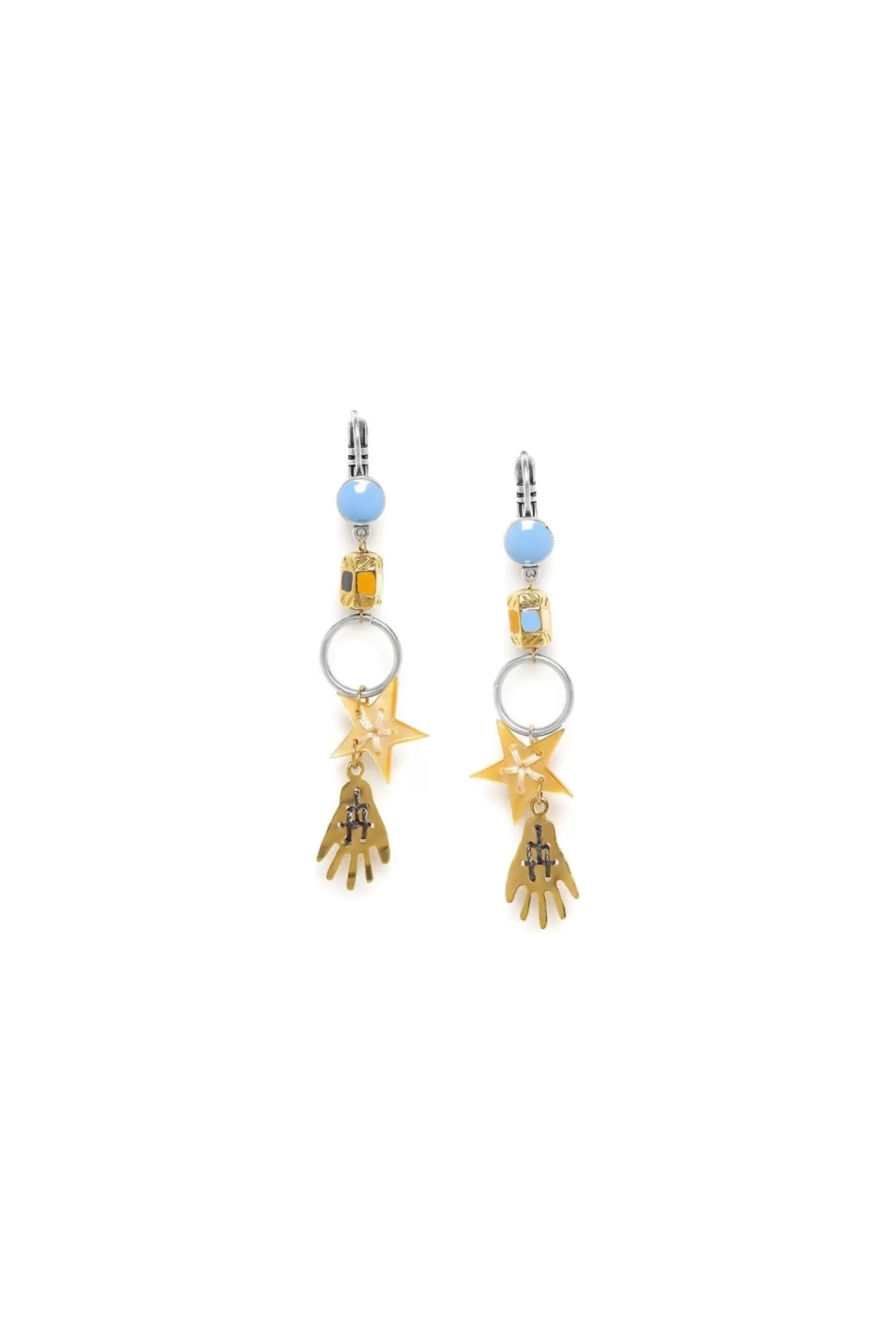 Jewellery^Elka London Justine Dangled French Hooks Gold
