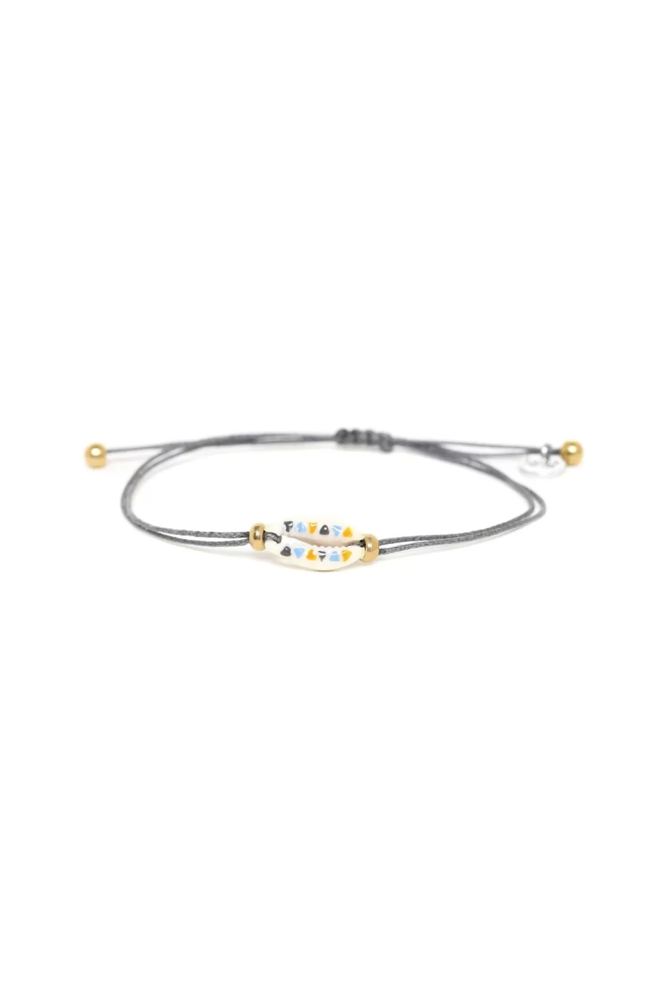 Jewellery^Elka London Justine Mini Cowrie Cord Bracelet Gold
