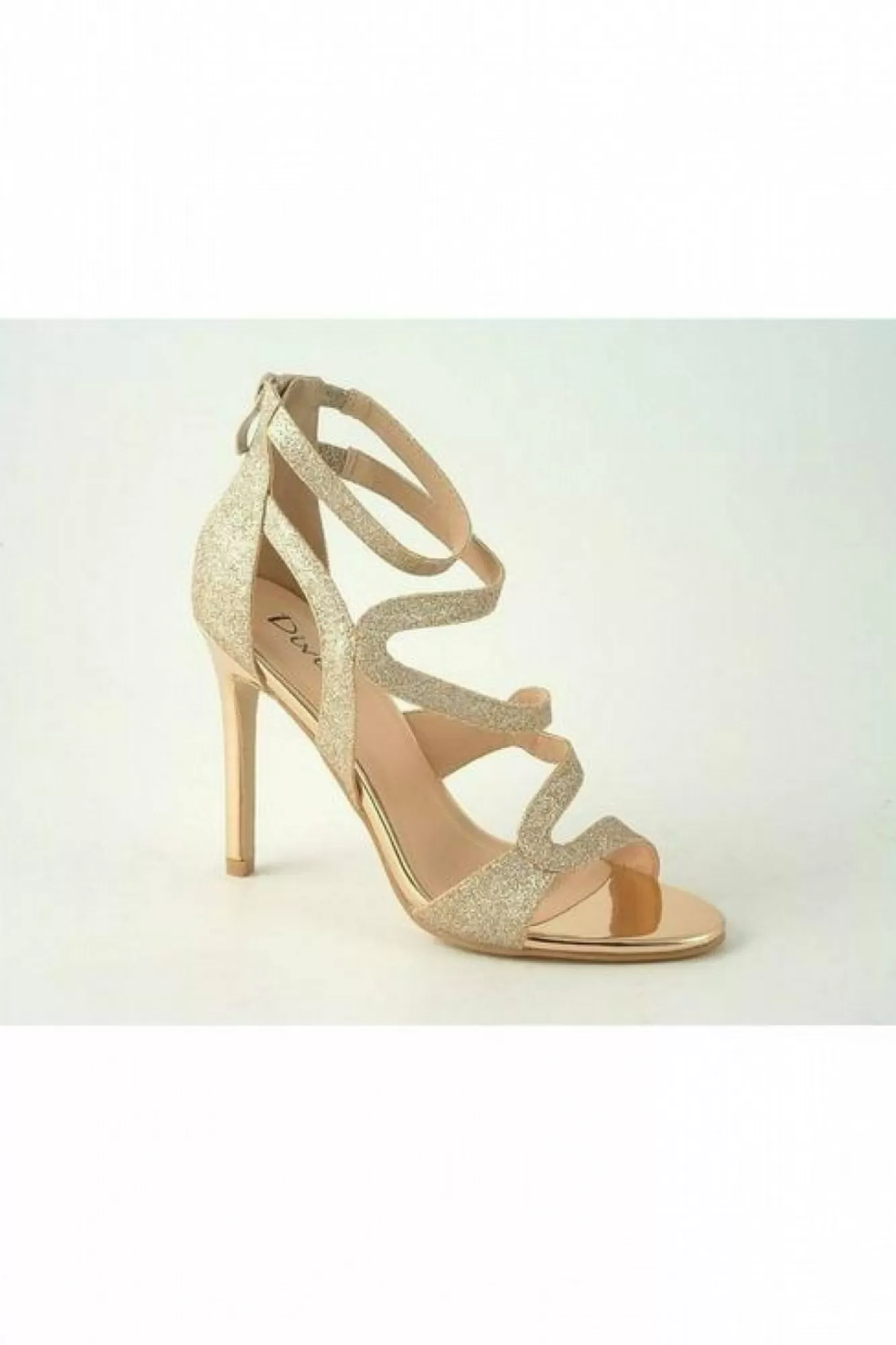Sandals^Glitz Shoes Alisha Divine Glitter High Heel Sandals Gold
