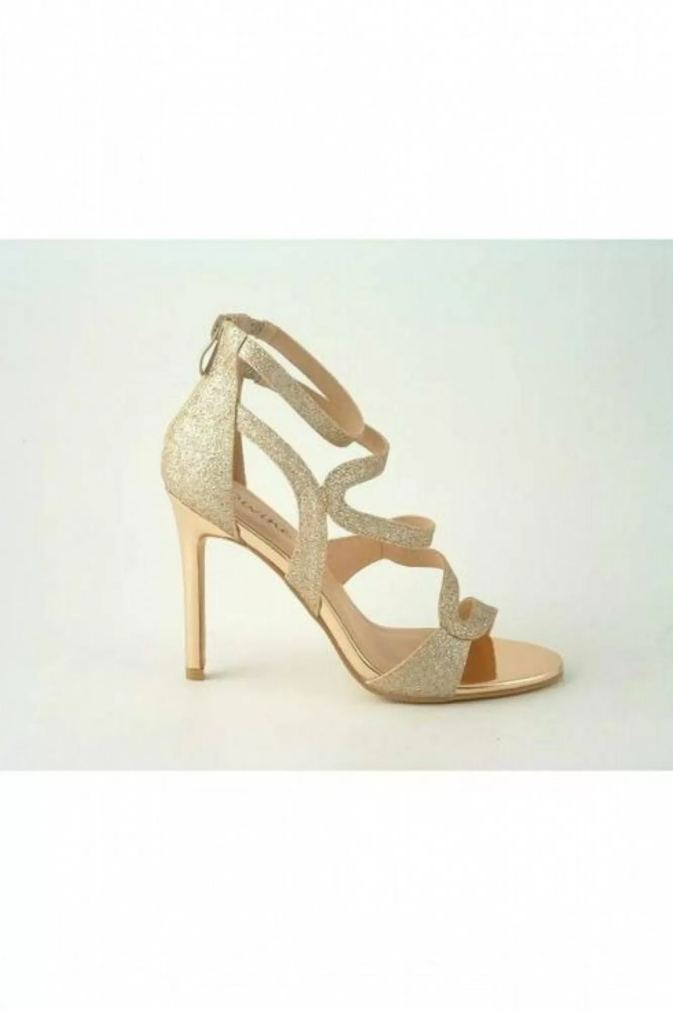 Sandals^Glitz Shoes Alisha Divine Glitter High Heel Sandals Gold