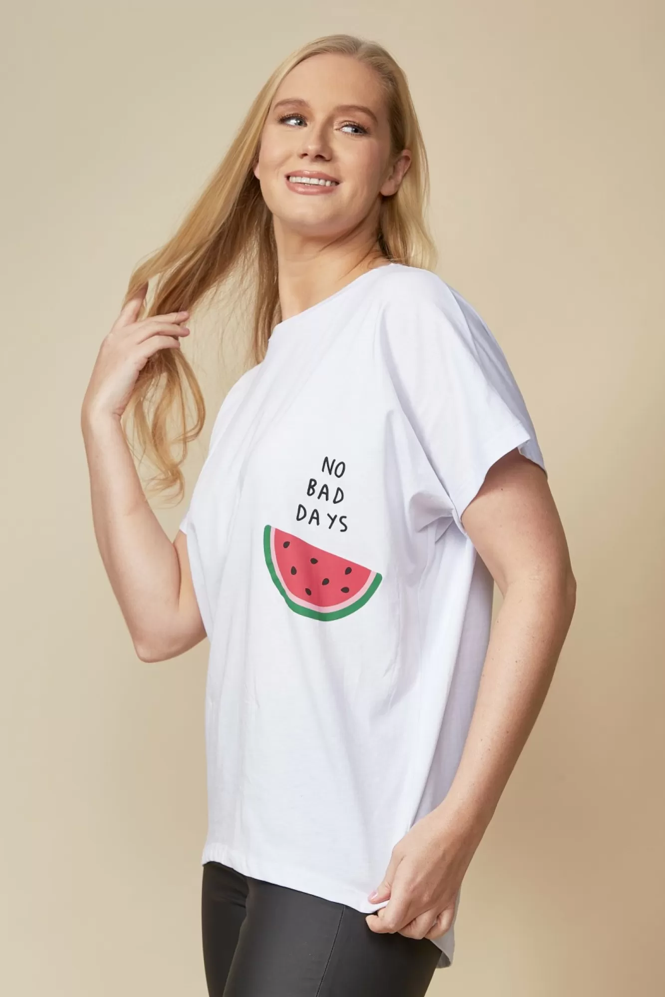 T-Shirts^Hoxton Gal Oversized Watermelon T-Shirt