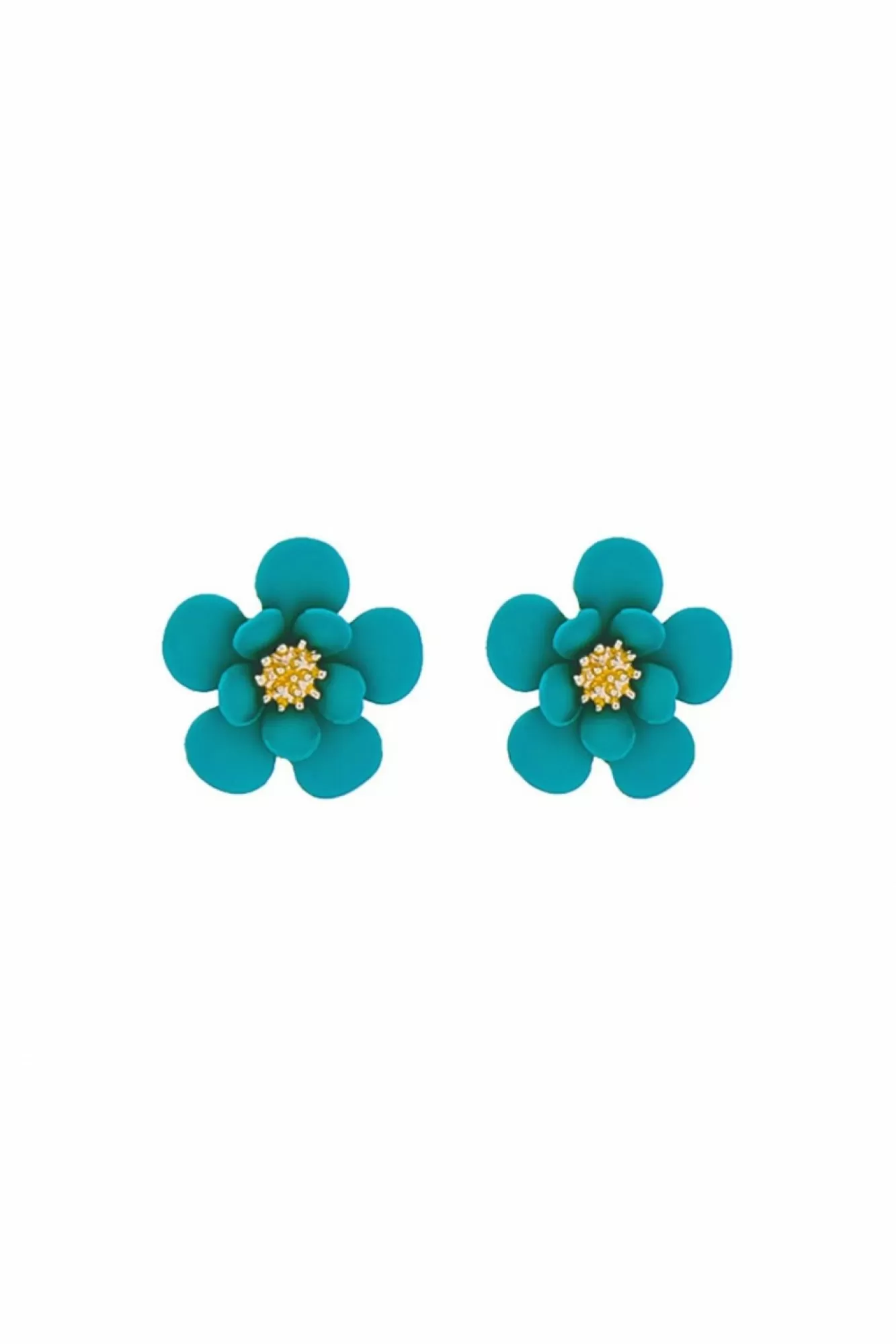 Jewellery^Last True Angel Matt Flower Earring In Green Teal