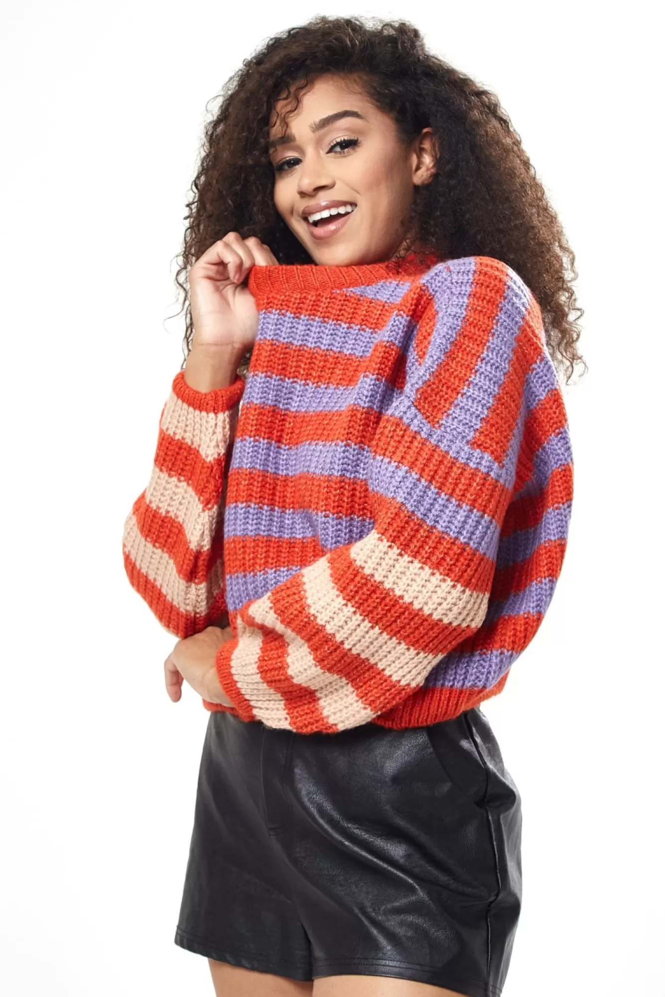 Jumpers^Liquorish Stripes Jumper In Multicolour