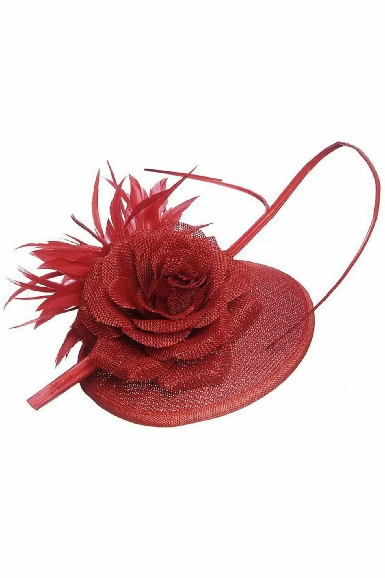 Hats & Fascinators^RubyRocks Cruz Fascinator Red
