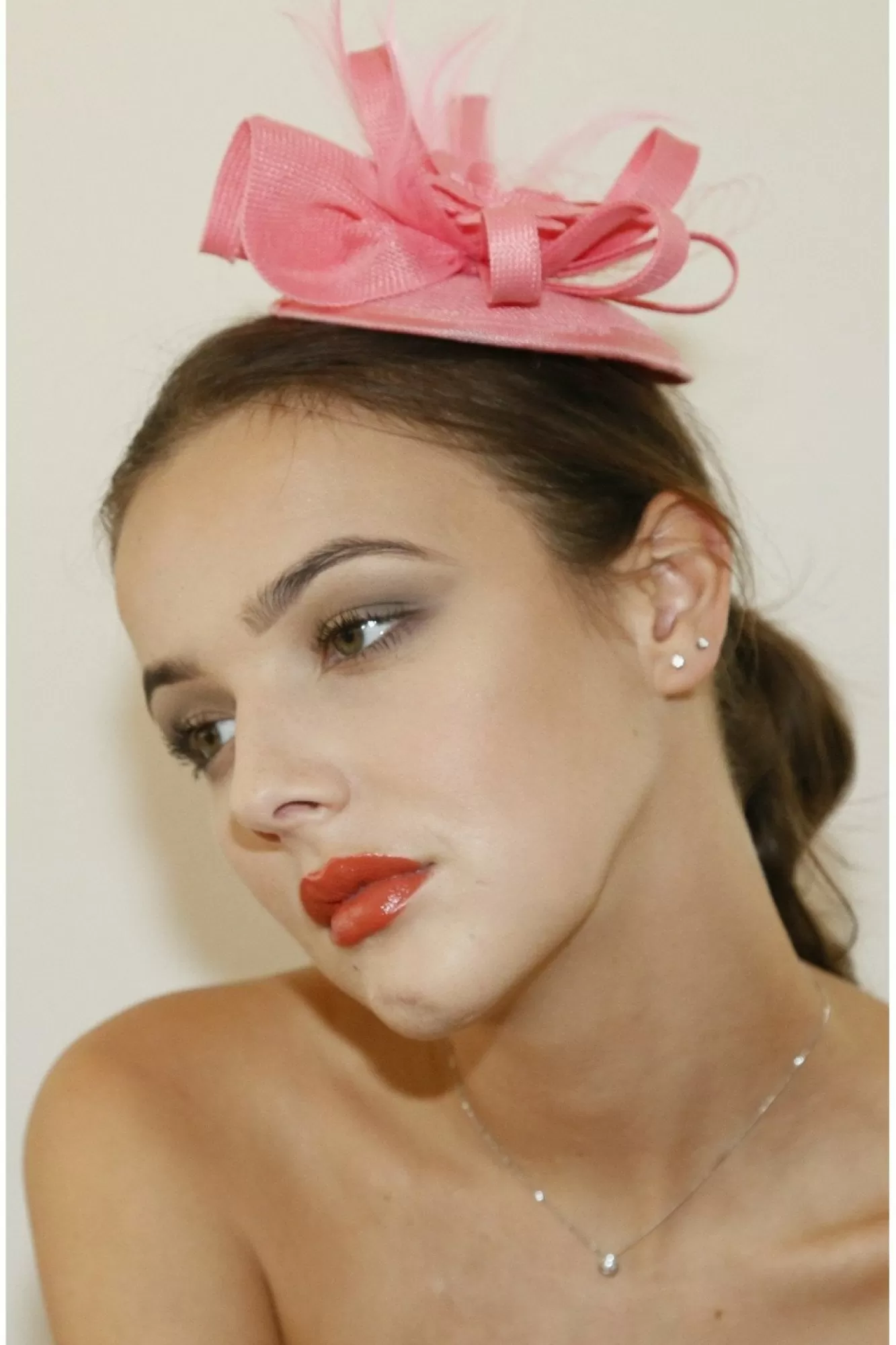Hats & Fascinators^RubyRocks Jacinta Facinator Pink