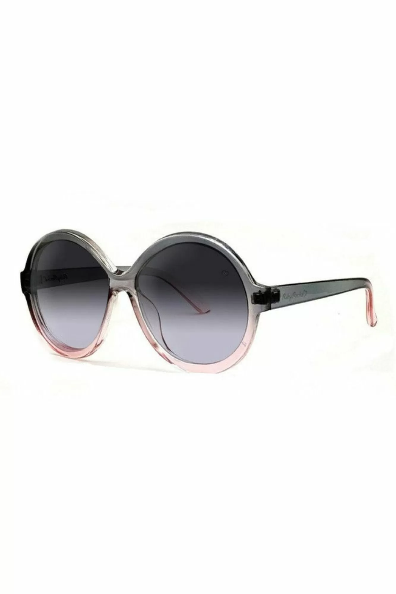 Sunglasses^RubyRocks 'Jessica Elsie' Round In Crystal Grey