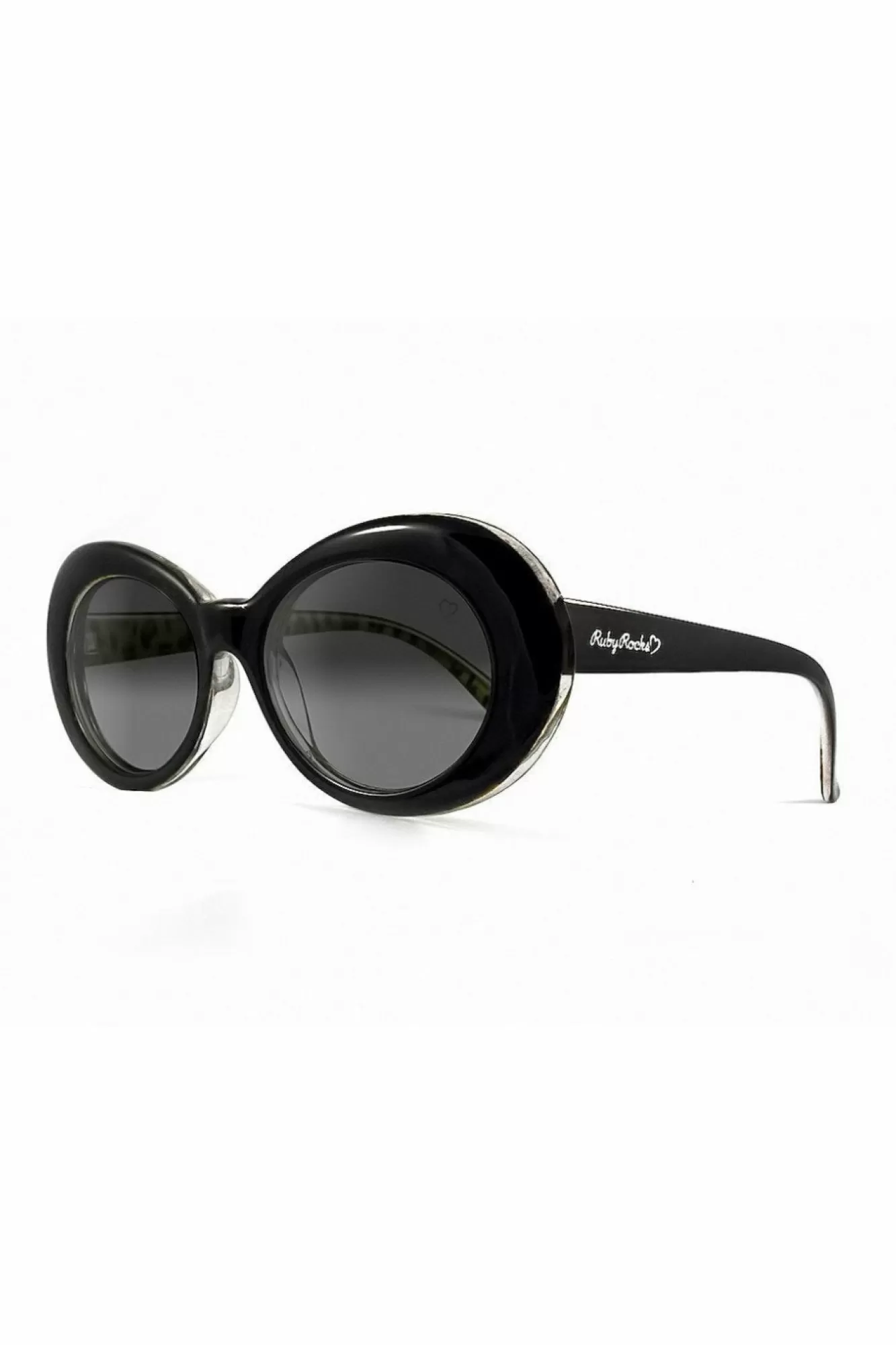 Sunglasses^RubyRocks Ladies 'Antigua' Oval Sunglasses In Black