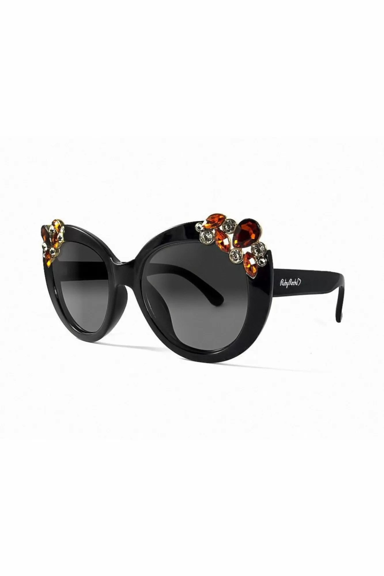 Sunglasses^RubyRocks Ladies 'Dubai' Gem Detail Sunglasses In Black