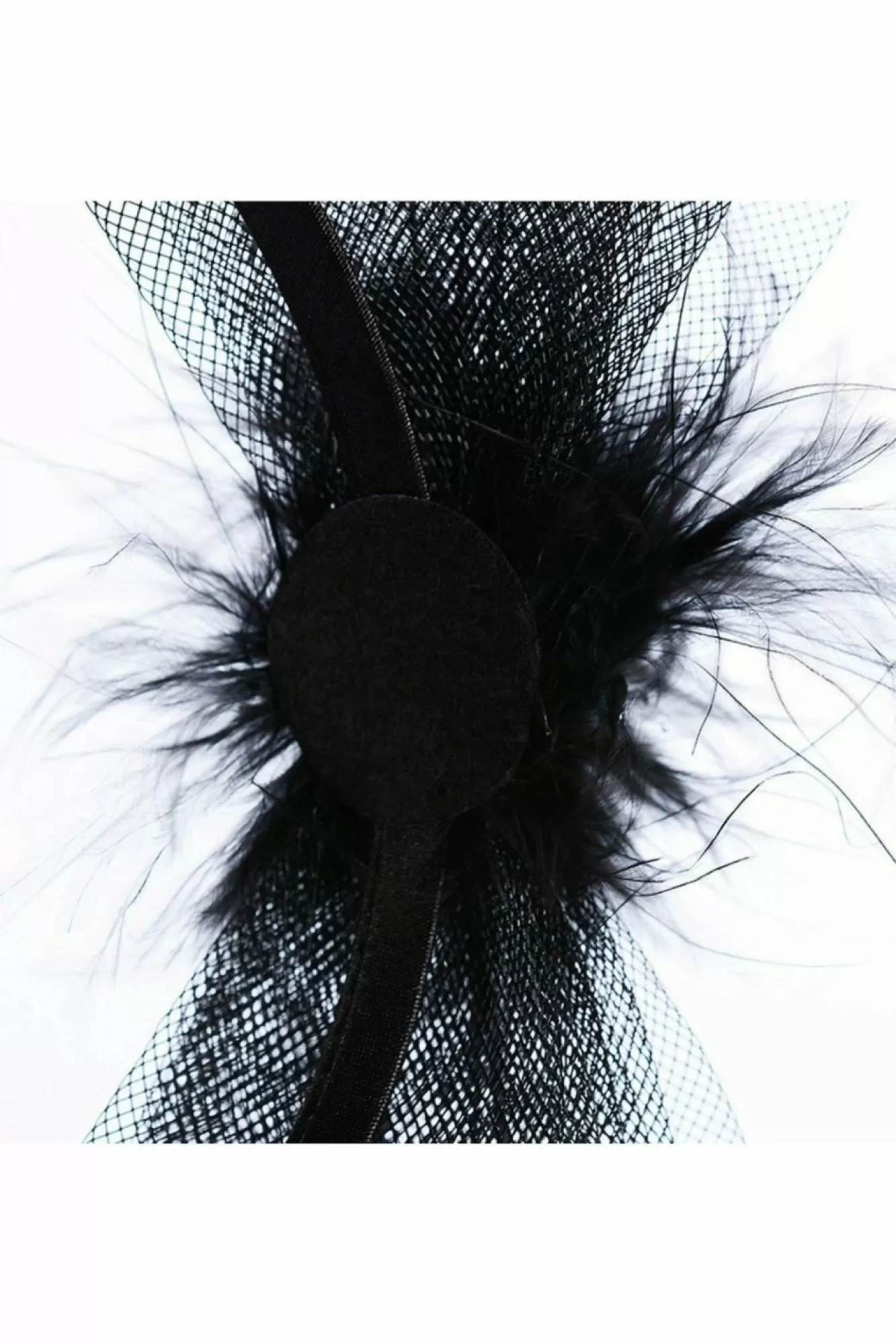 Hats & Fascinators^RubyRocks Madina Fascinator Black
