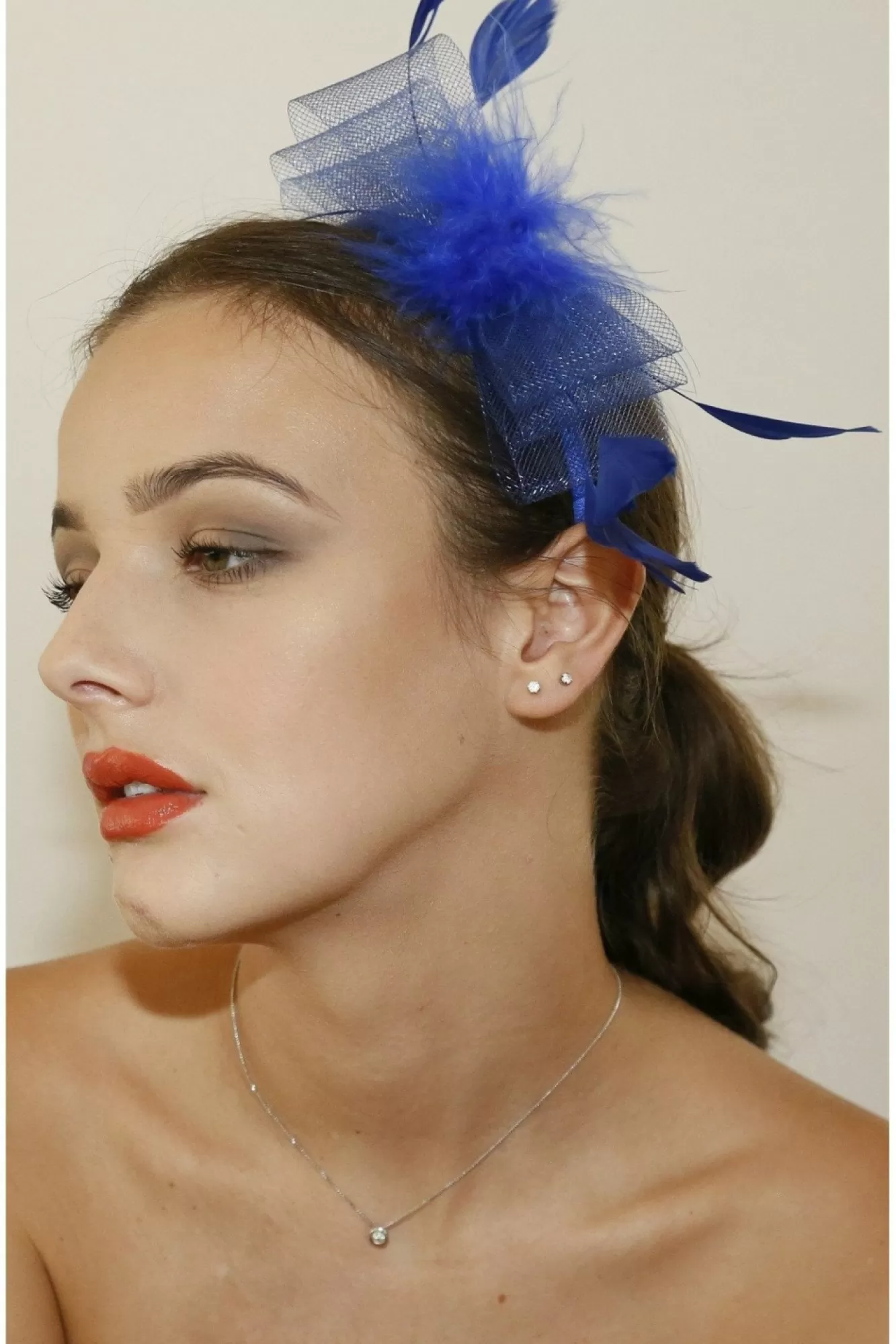 Hats & Fascinators^RubyRocks Mati Facinator Blue