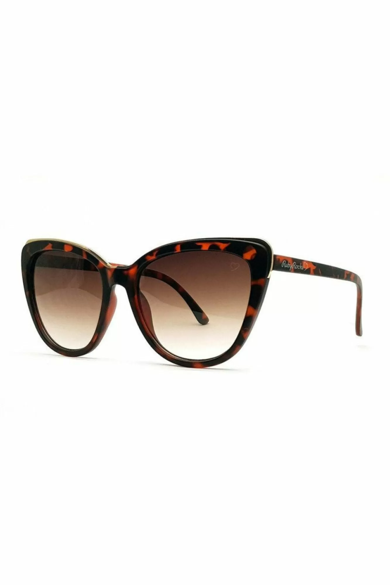 Sunglasses^RubyRocks 'Roseanne' Cateye Sunglasses In Tort Tortoise
