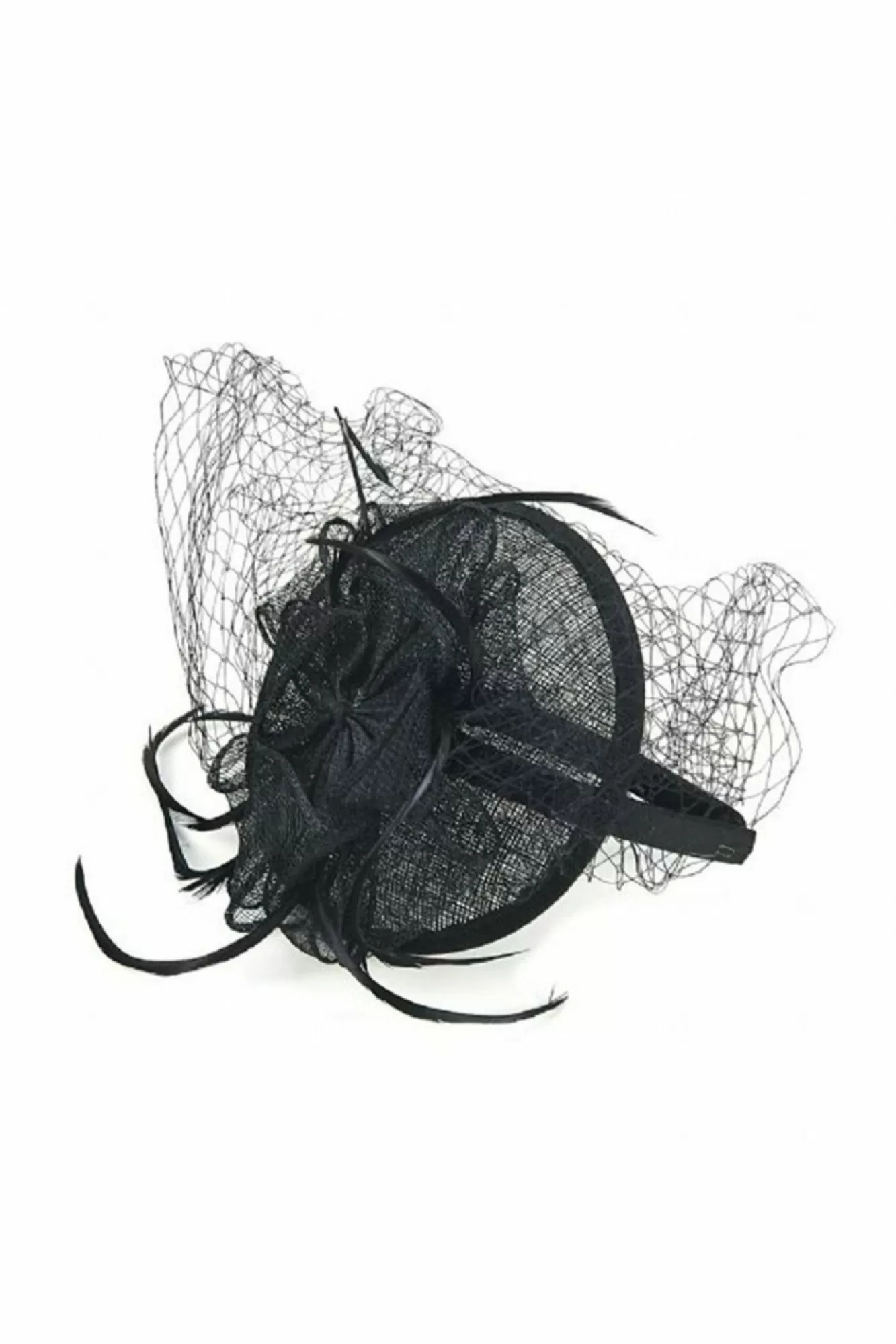 Hats & Fascinators^RubyRocks Saretta Fascinator Black