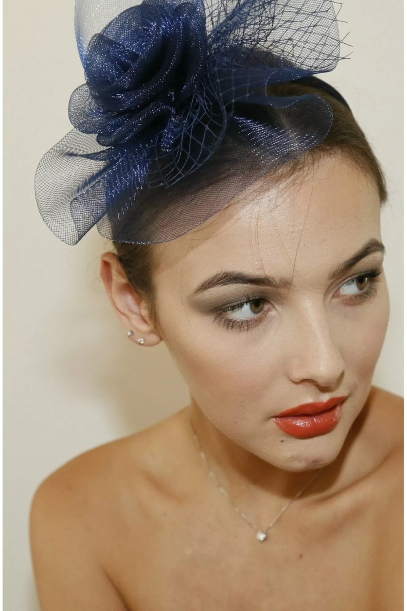 Hats & Fascinators^RubyRocks Solana Facinator Blue