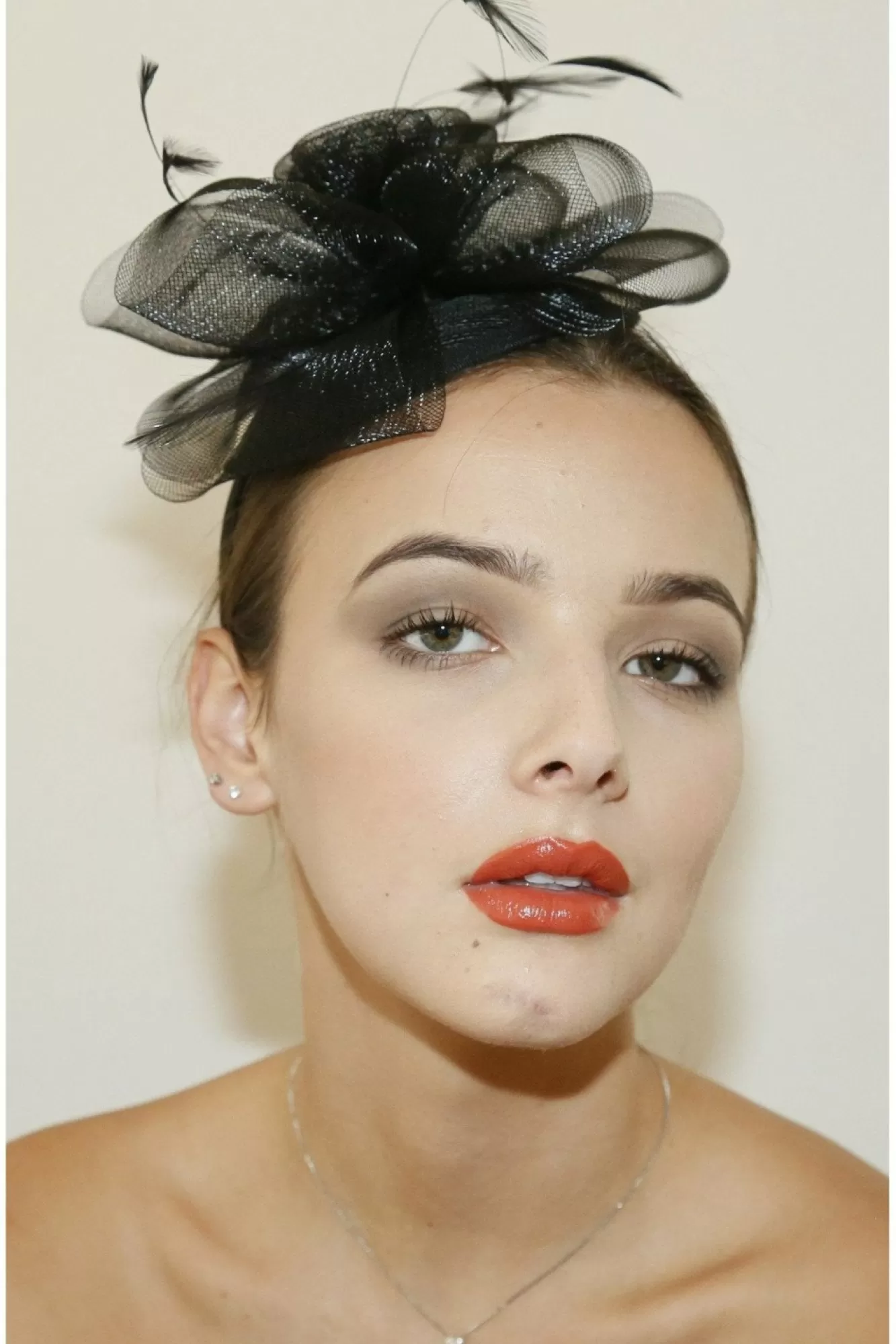 Hats & Fascinators^RubyRocks Tirsa Facinator Black