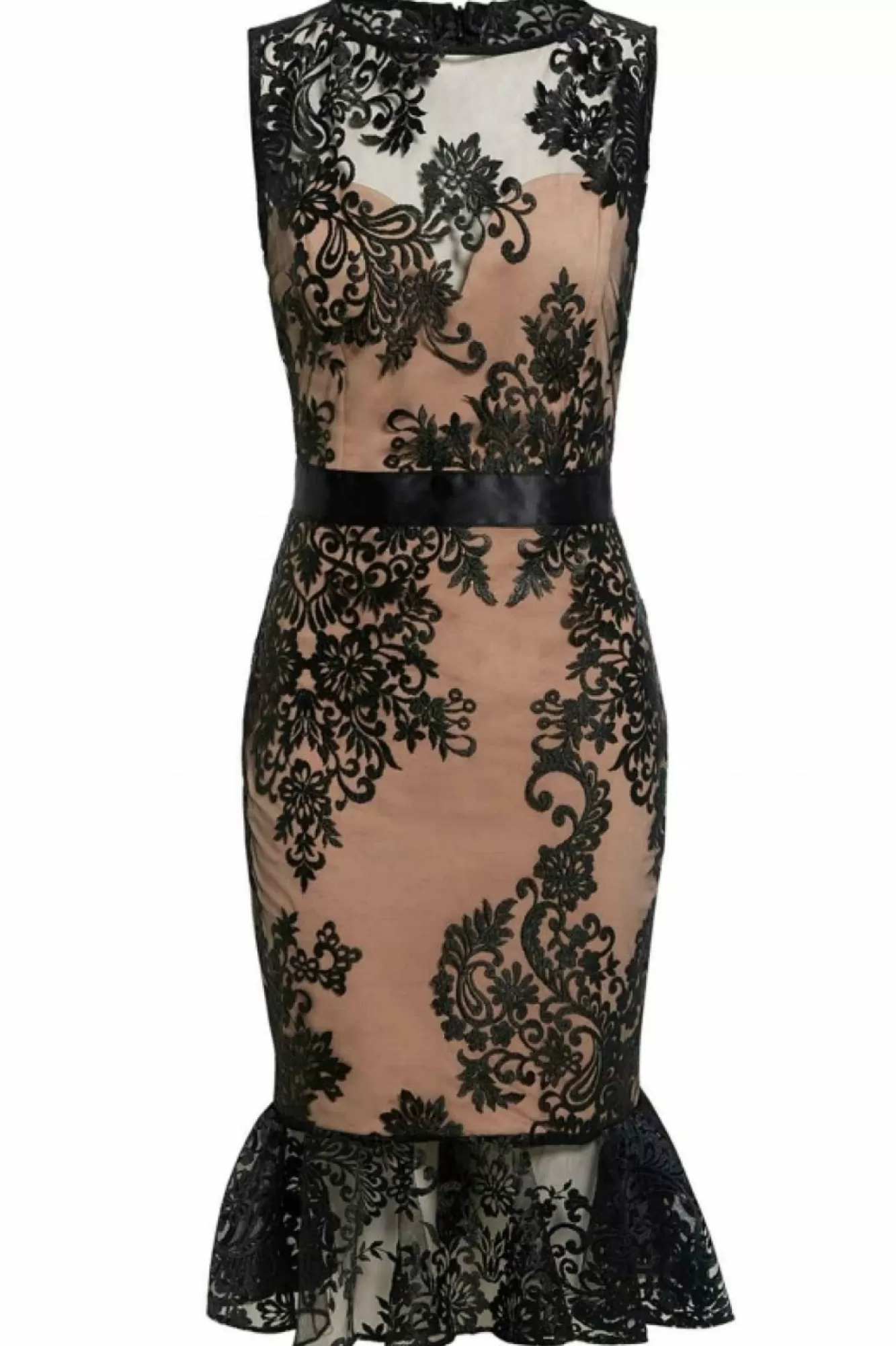 Midi Dresses^Saint A Katerina Black