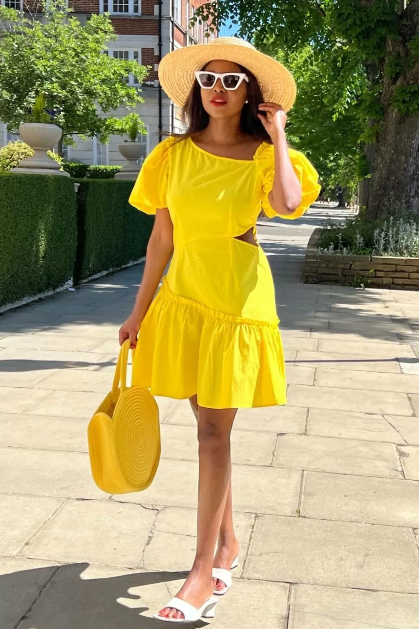 Mini Dresses^SETSOFRAN London Poplin Dress Yellow