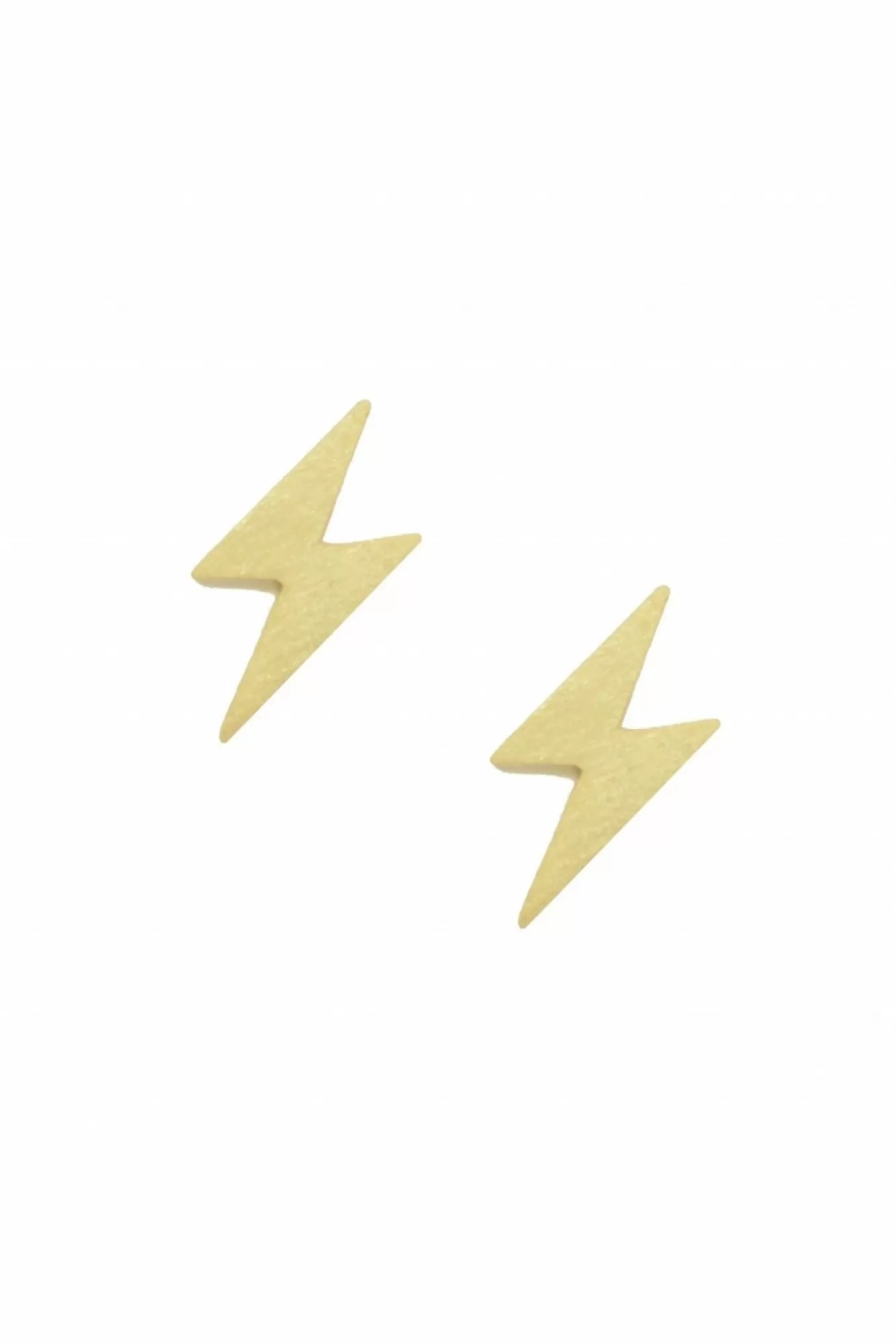 Jewellery^White Leaf Lightning Strike Earring In Gold