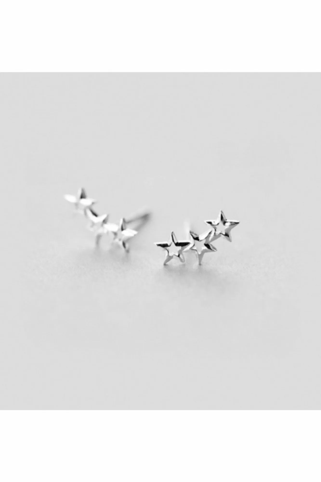 Jewellery^White Leaf Shooting Stars Earring In Sterling Silver
