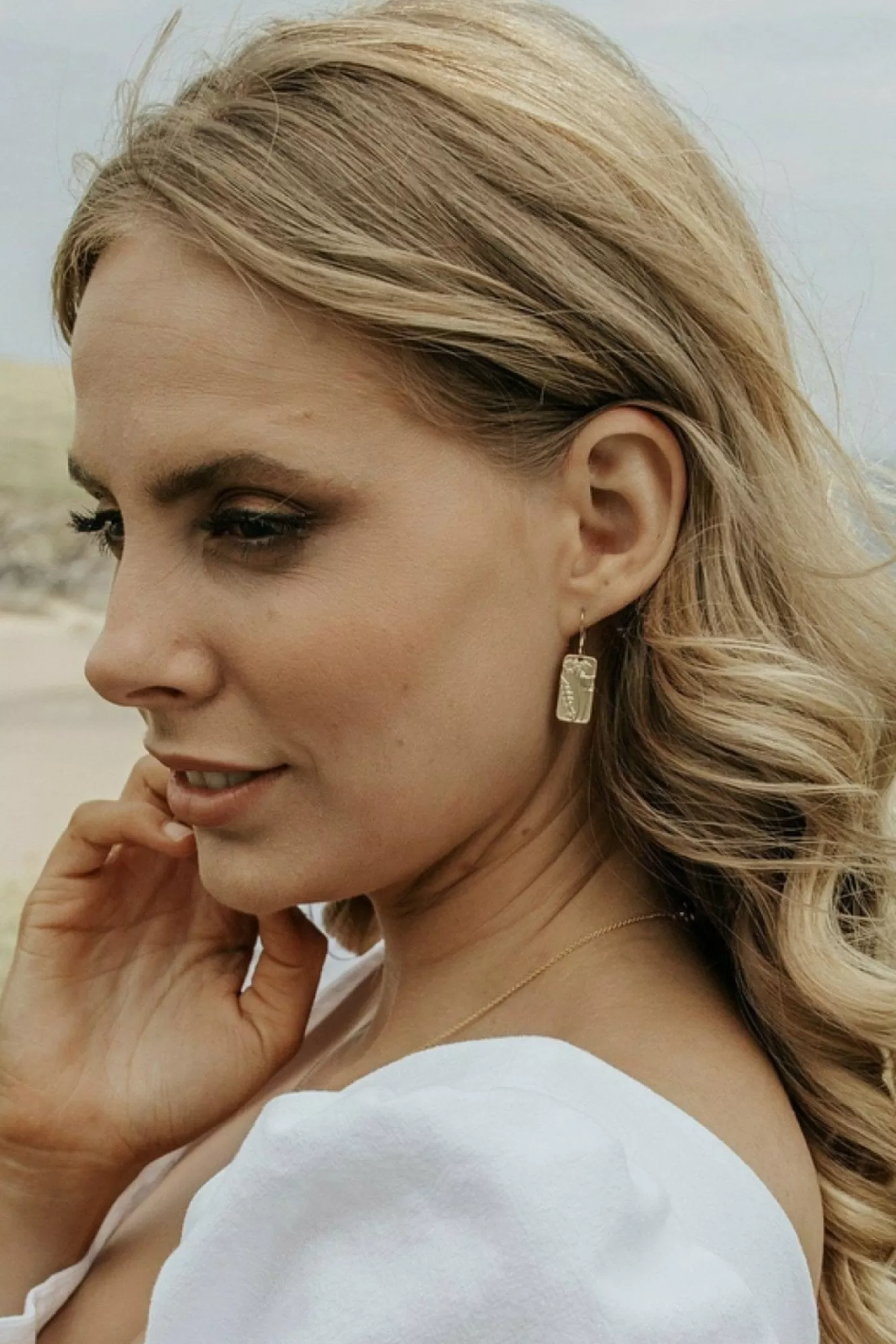 Jewellery^Wisteria London Meredith Wildflower Earrings Gold