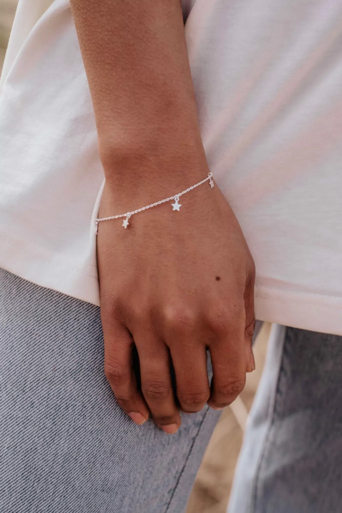 Jewellery^Wisteria London Sterling Mini Star Bracelet Silver