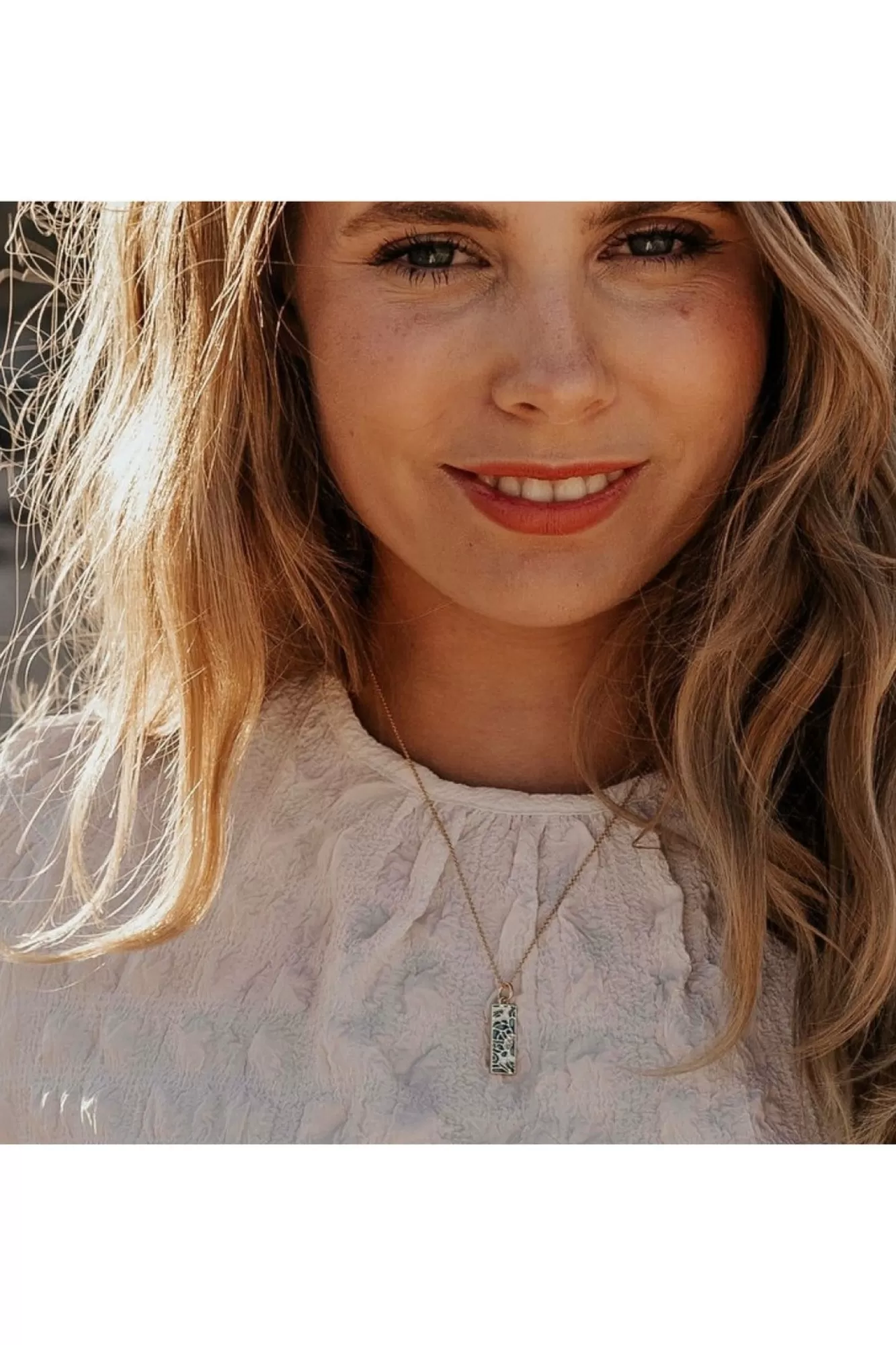 Jewellery^Wisteria London Tide Gold Enamel Necklace Green