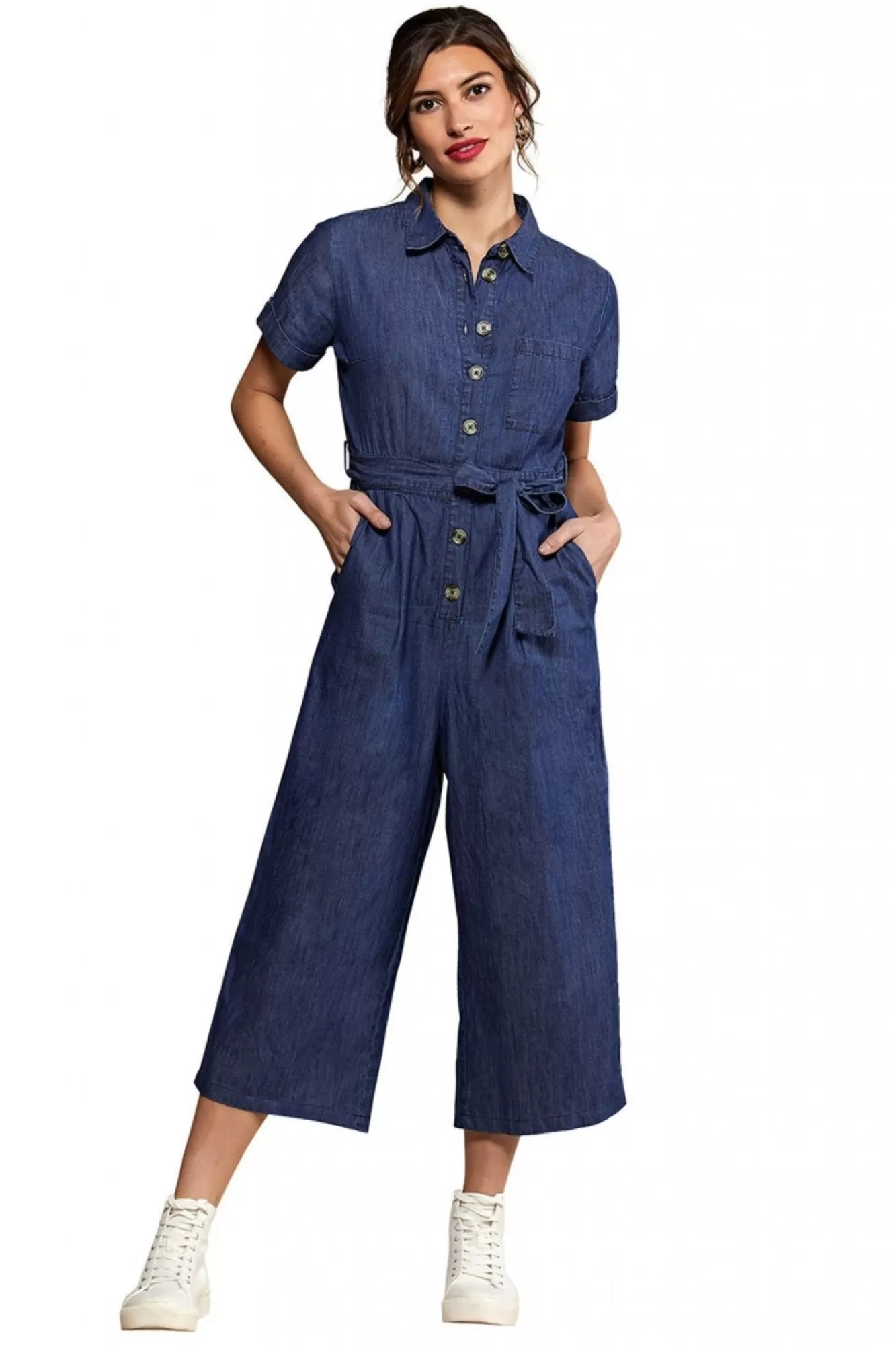 Jumpsuits^Yumi Denim Jumpsuit Blue